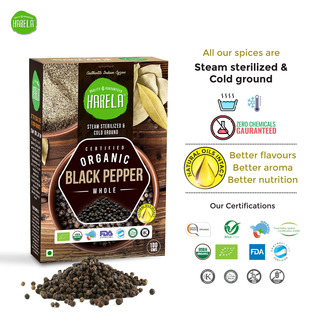 Mix Spice | Black Pepper Whole | Oregano Mix | Pack of 2 - Image 2