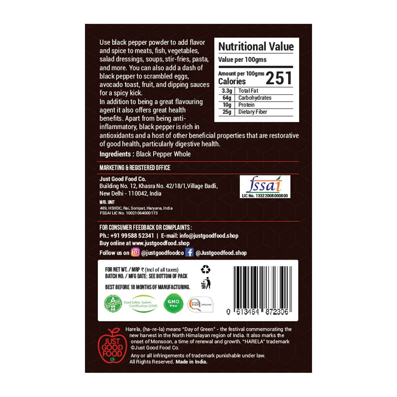 Mix Spice | Black Pepper Whole | Oregano Mix | Pack of 2 - Image 3