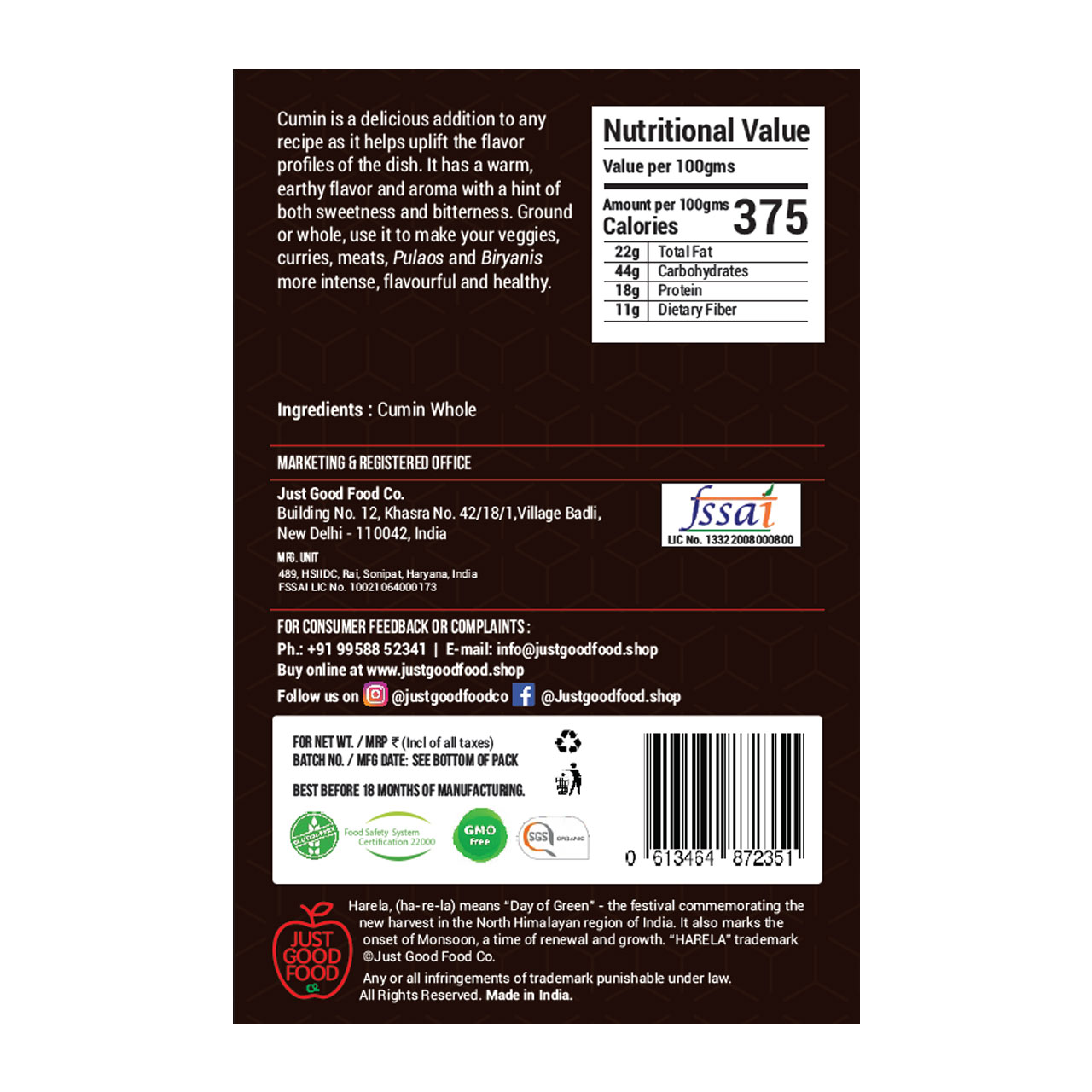 Mix Spice | Cinnamon/Dalchini | Clove/Long | Cumin/Jeera | Pack of 3 - Image 7