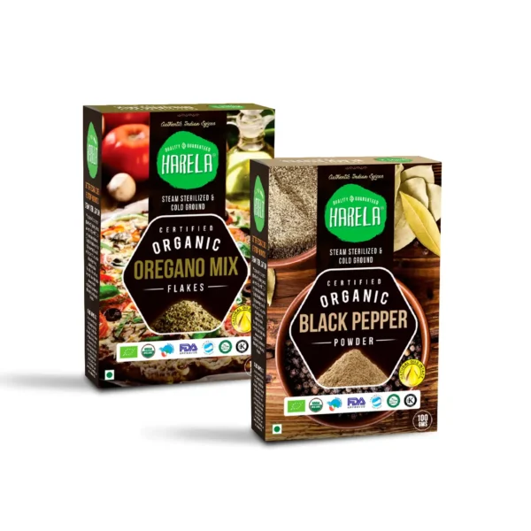 Black Pepper Powder | Oregano Mix | Pack of 2