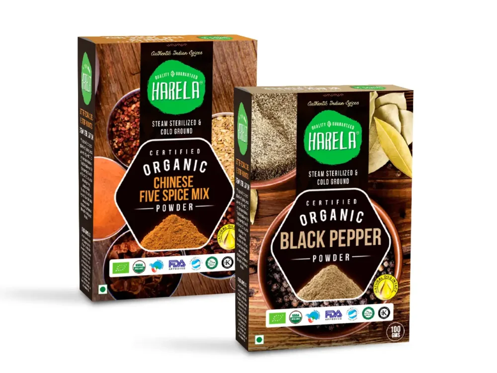 Chinese Five Star Spice Mix | Black Pepper Powder | Pack of 2