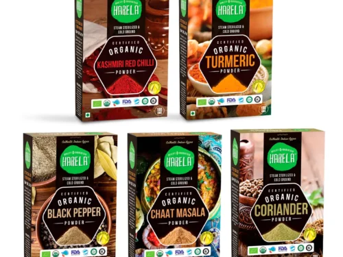 Kashmiri Red Chilli | Turmeric | Coriander | Black Pepper | Chaat Masala | Pack Of 5