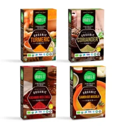 Sambhar | Turmeric | Kashmiri Red Chili | Coriander | Pack of 4