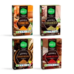 Coriander | Turmeric | Garam Masala | Kashmiri Red Chilli | Pack of 4