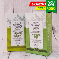Lemon Grass Tea & Herbal Tea With Honey-Pack of 2